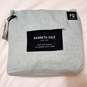 Kenneth Cole Duvet Cover in Seaglass